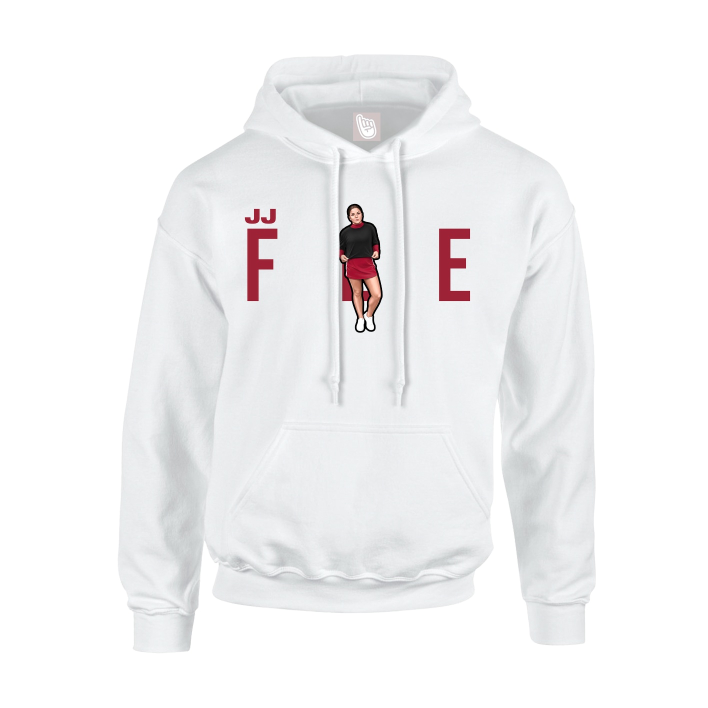 Hoodie — Player Name in White