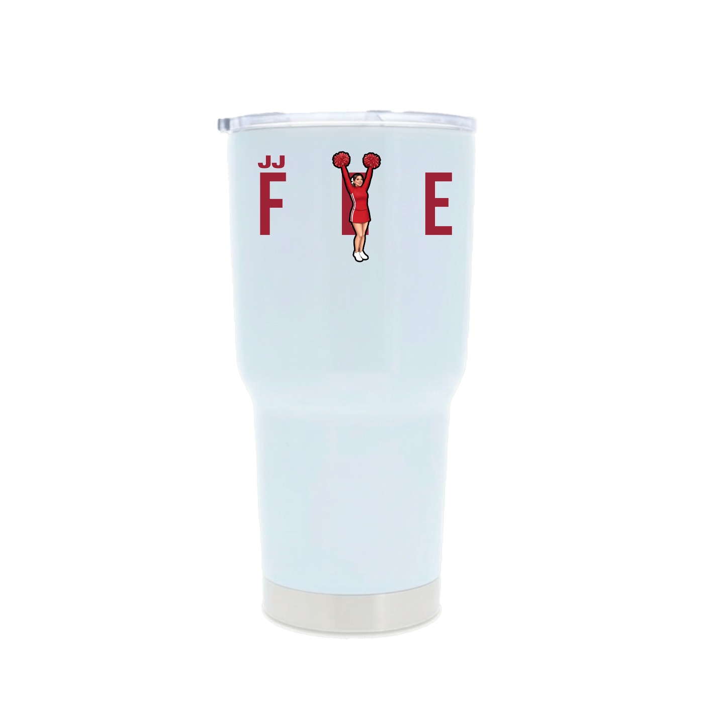 30oz Stainless Steel Tumbler — Player Name in White