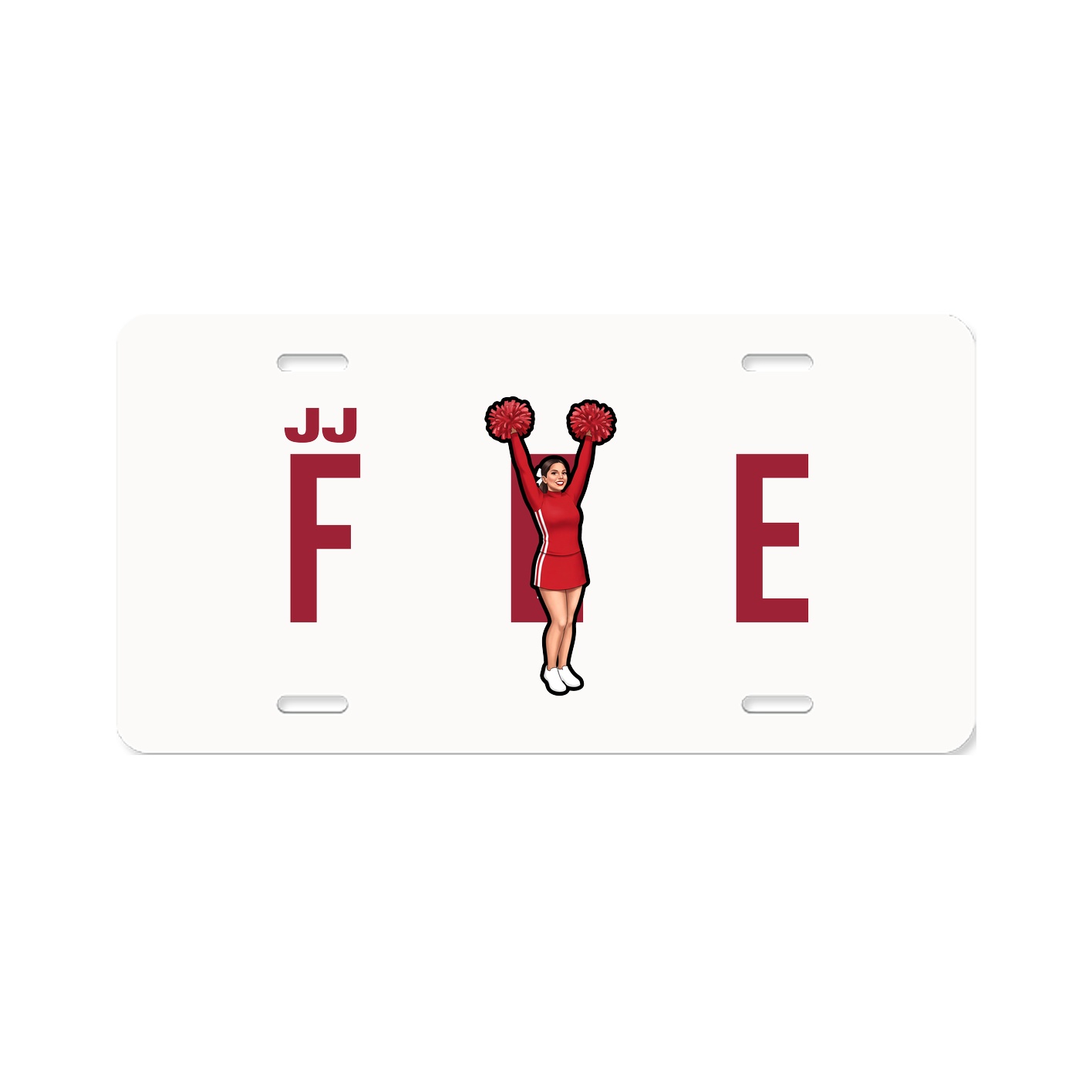 License Plate — Player Name in Classic