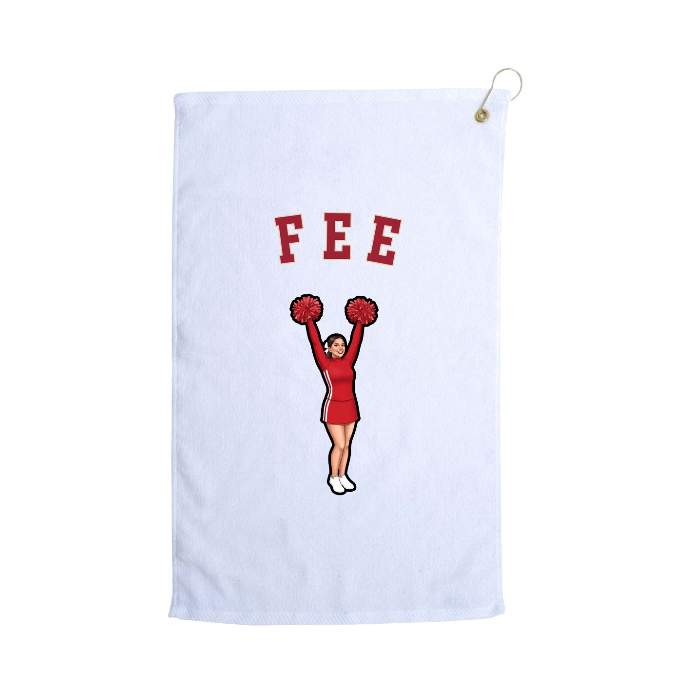 Golf Towel — Shirsey Arch in White
