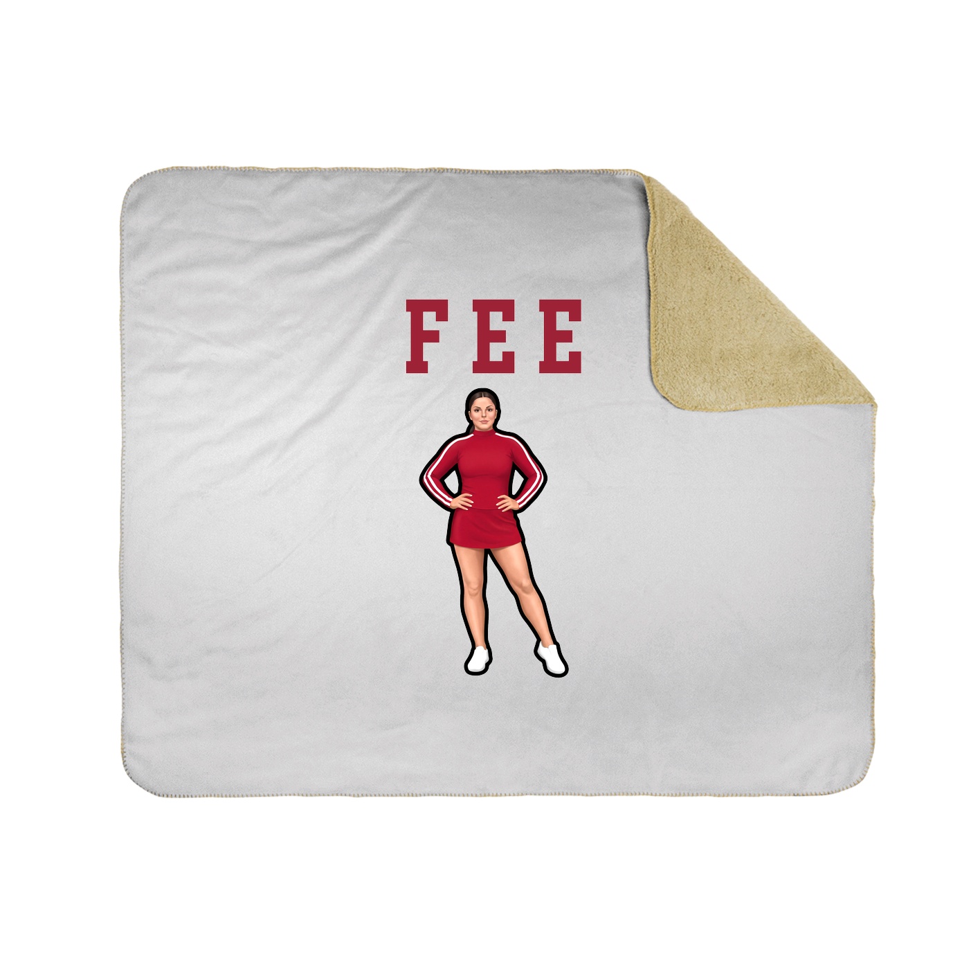 Throw Blanket — Shirsey in White