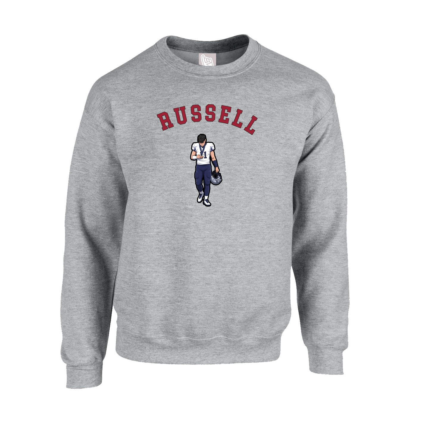 Fleece Crew — Shirsey Arch in Grey