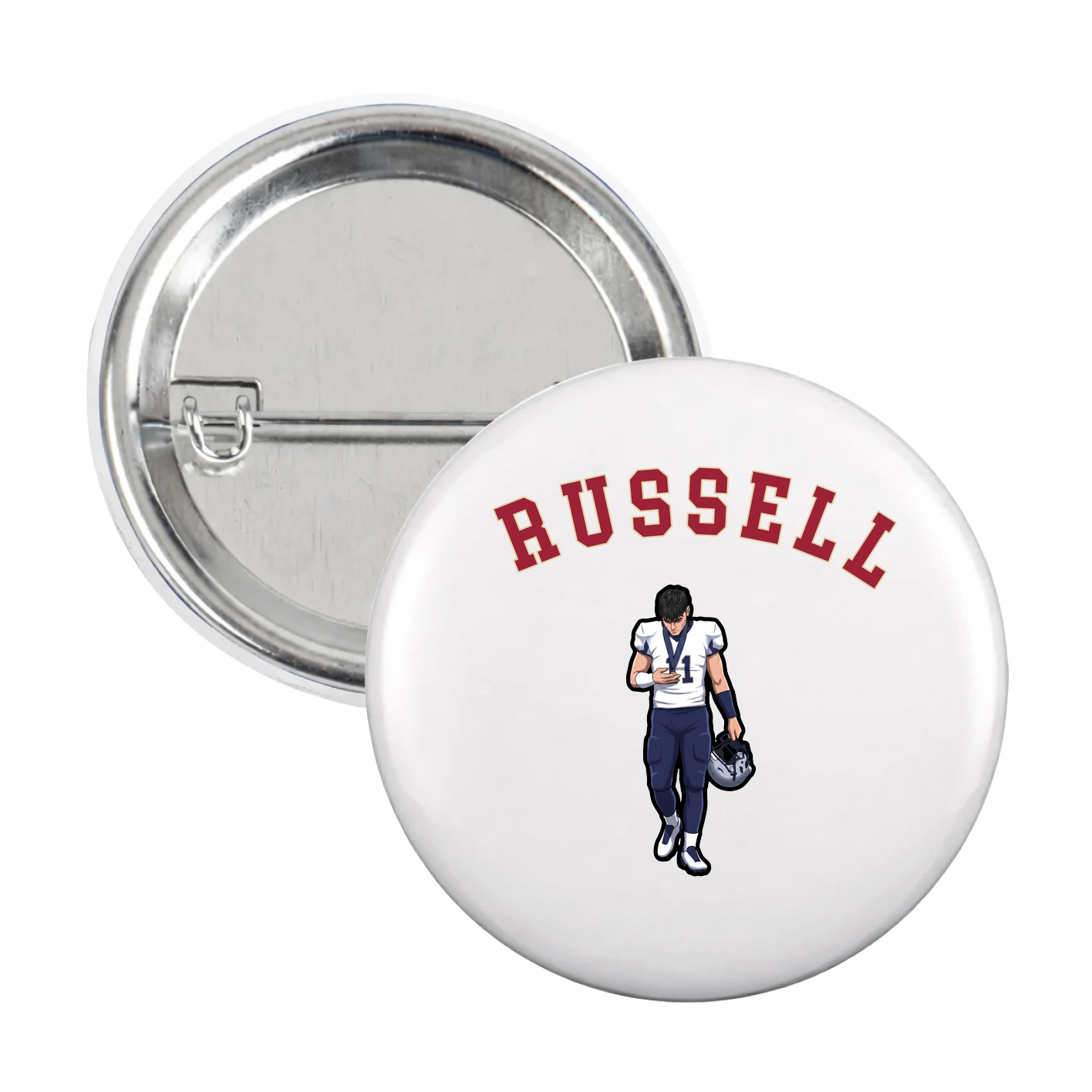 Game Day Button — Shirsey Arch in White