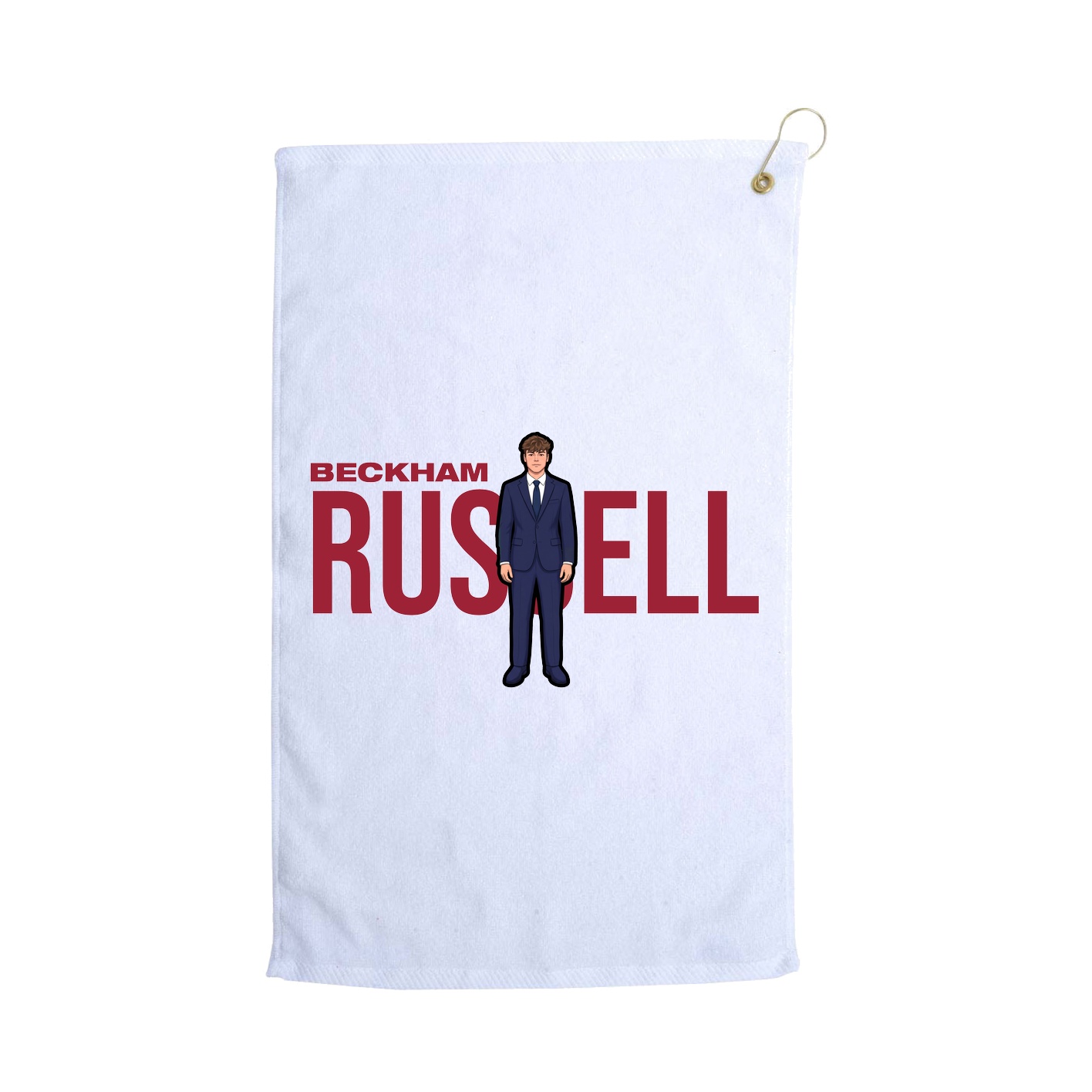 Golf Towel — Player Name in White