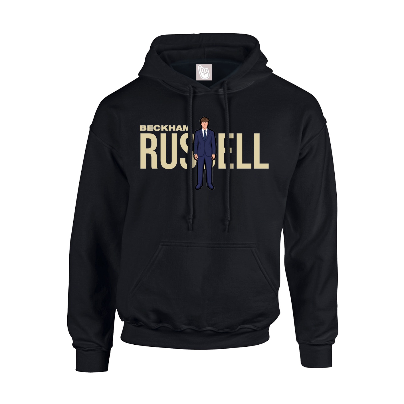 Youth Hoodie — Player Name in Black