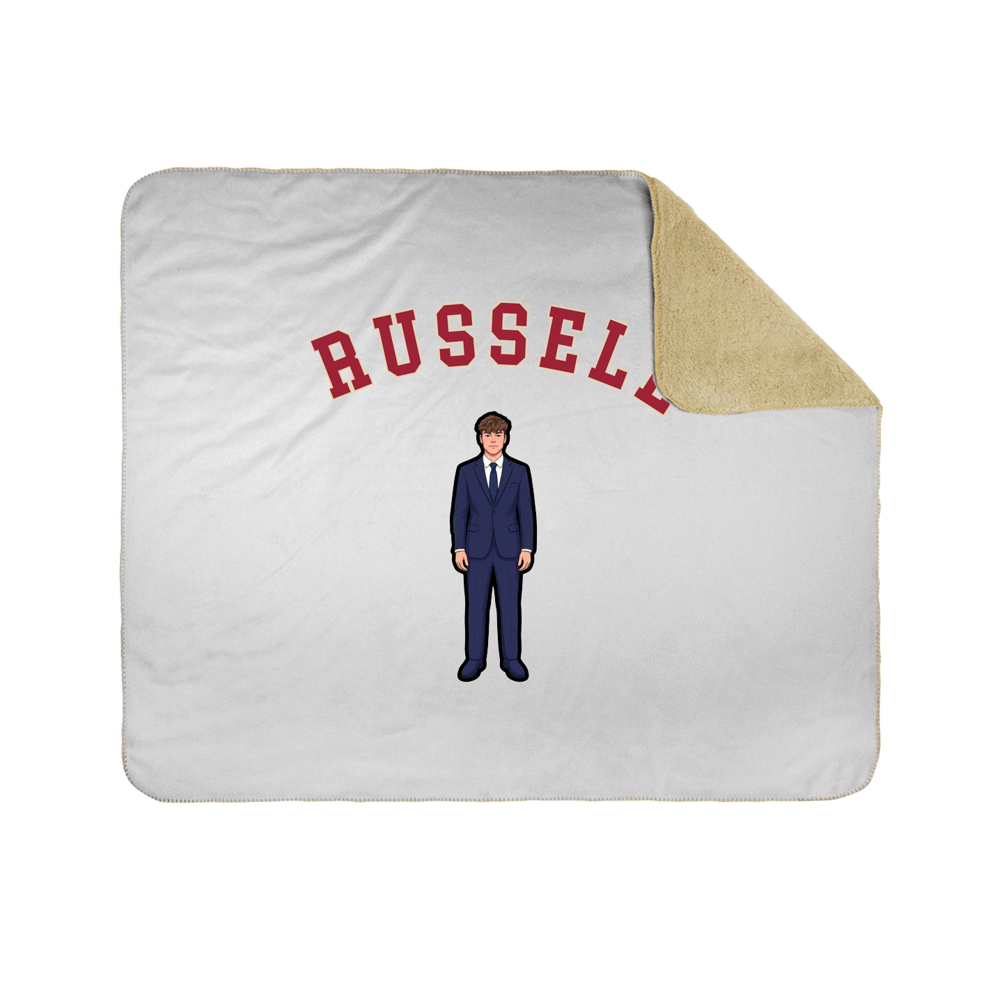 Throw Blanket — Shirsey Arch in White