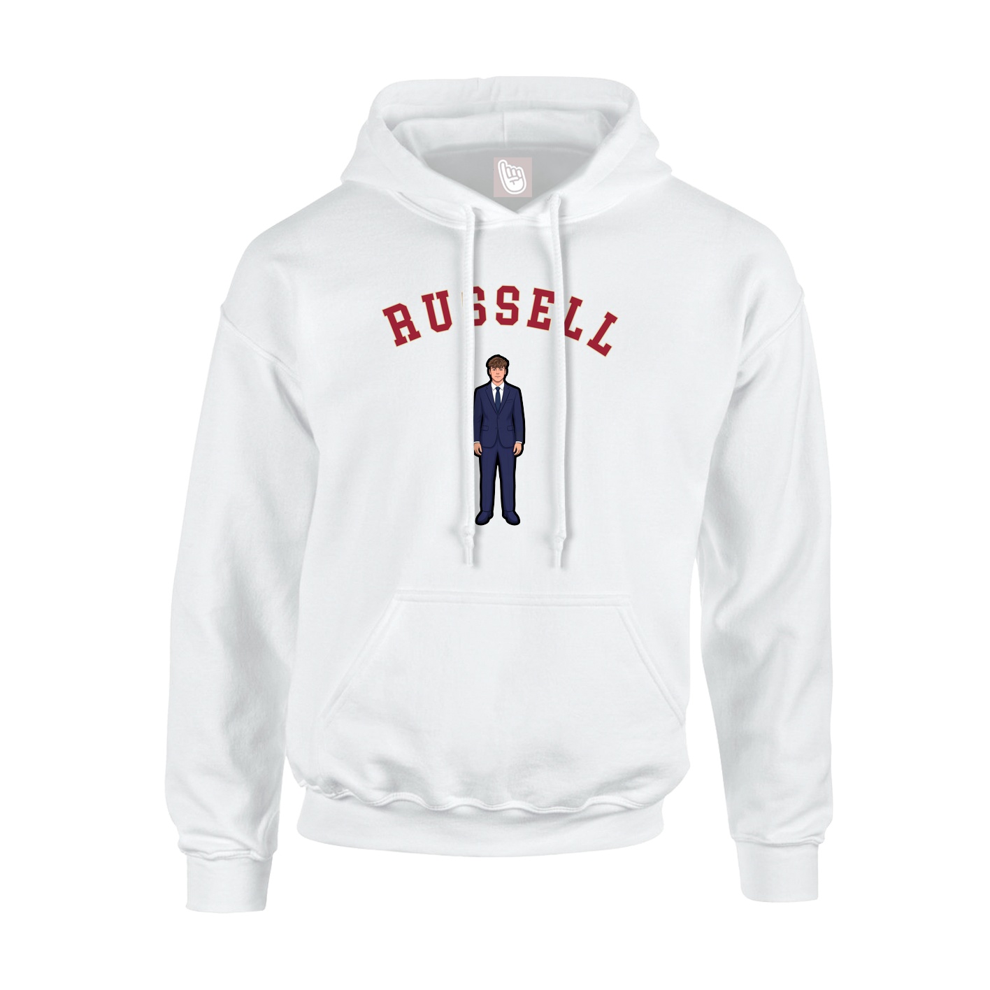 Hoodie — Shirsey Arch in White