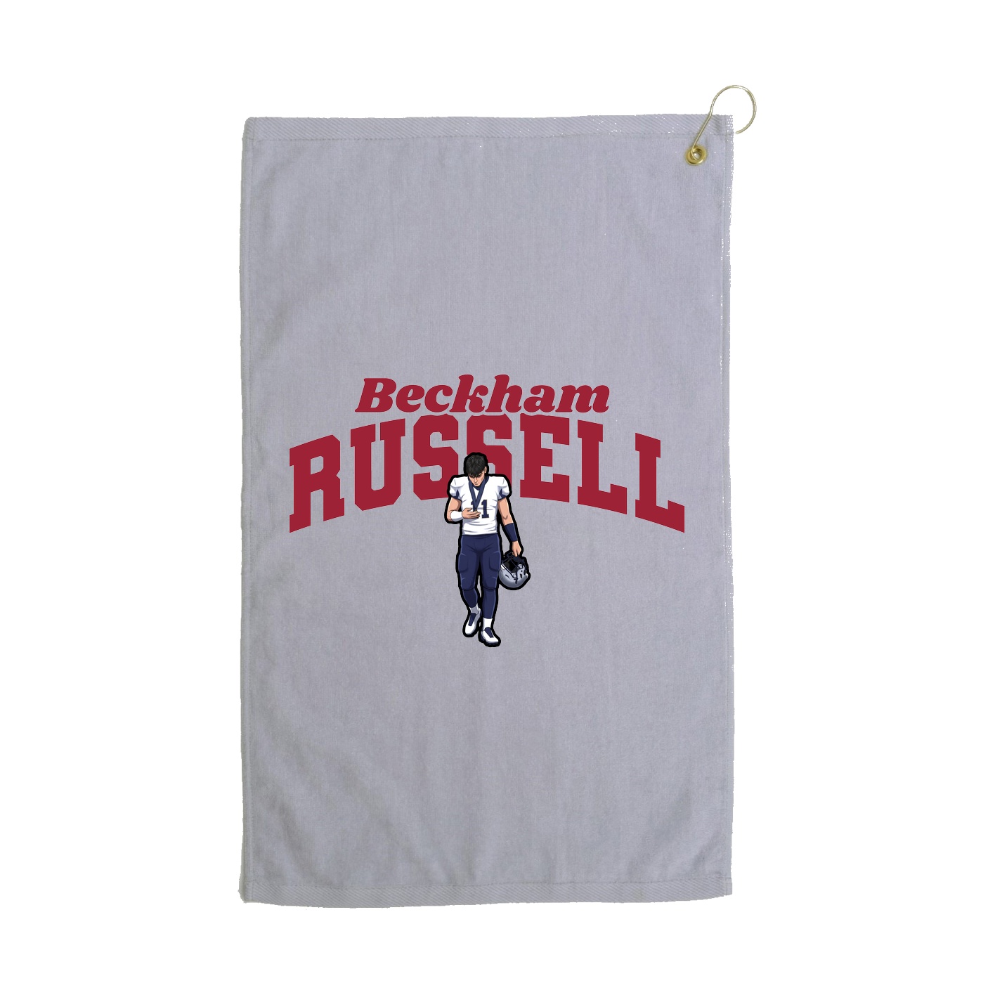 Golf Towel — Signature Arch in Grey