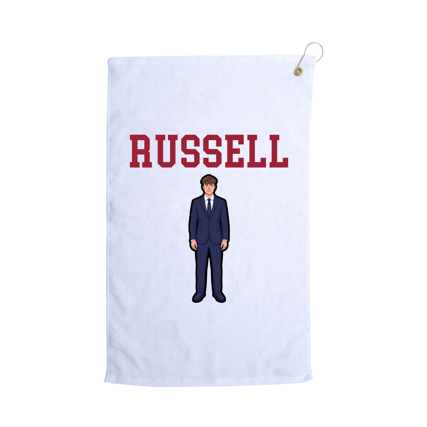 Golf Towel — Shirsey in White