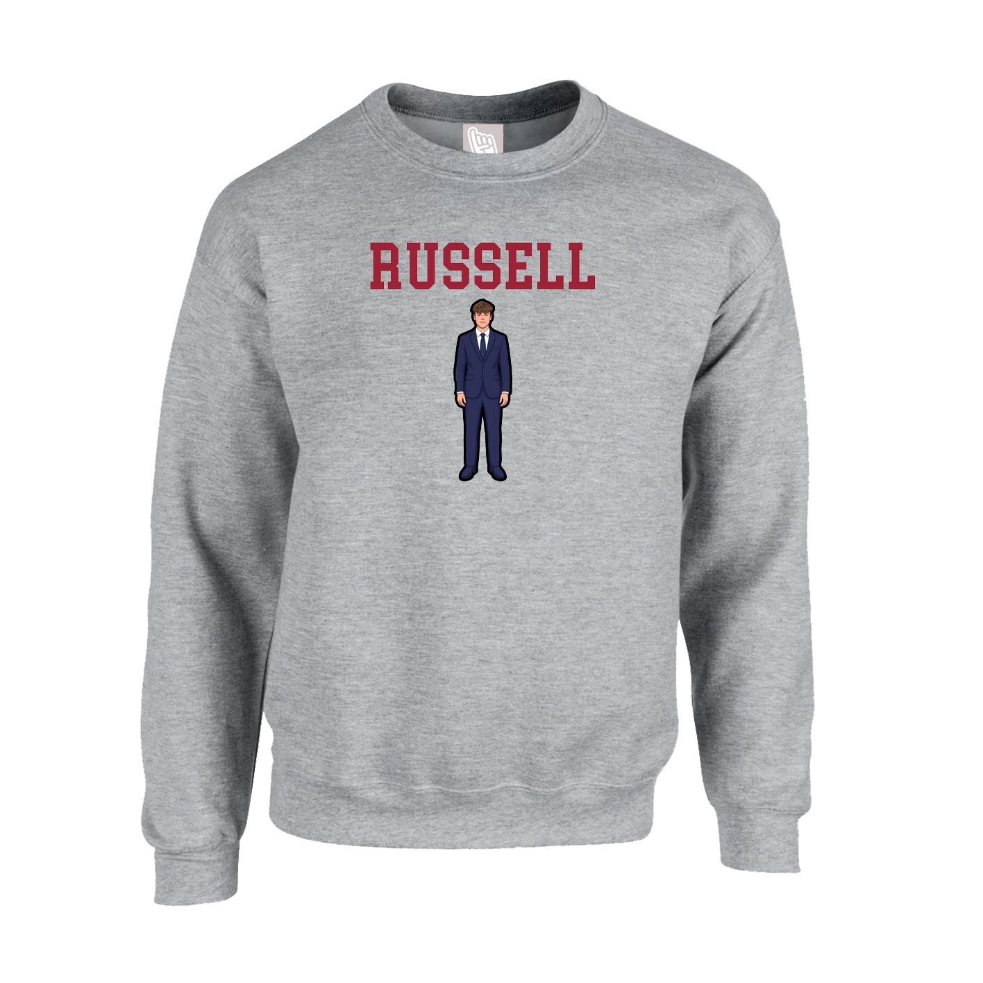 Fleece Crew — Shirsey in Grey