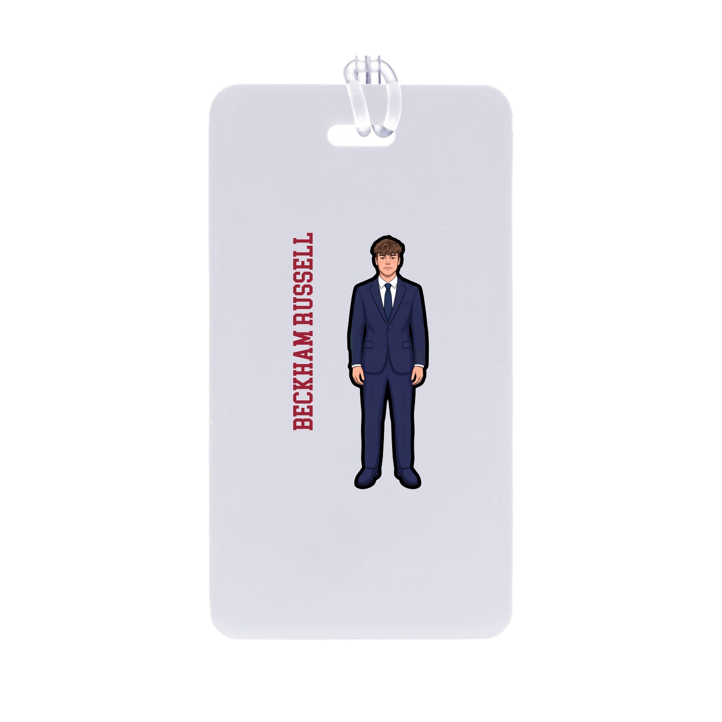 Bag Tag — Name Vertical in Classic