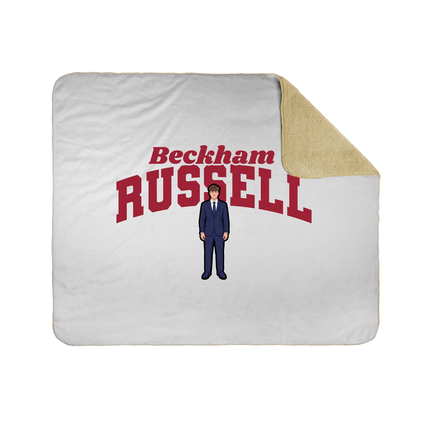 Throw Blanket — Signature Arch in White