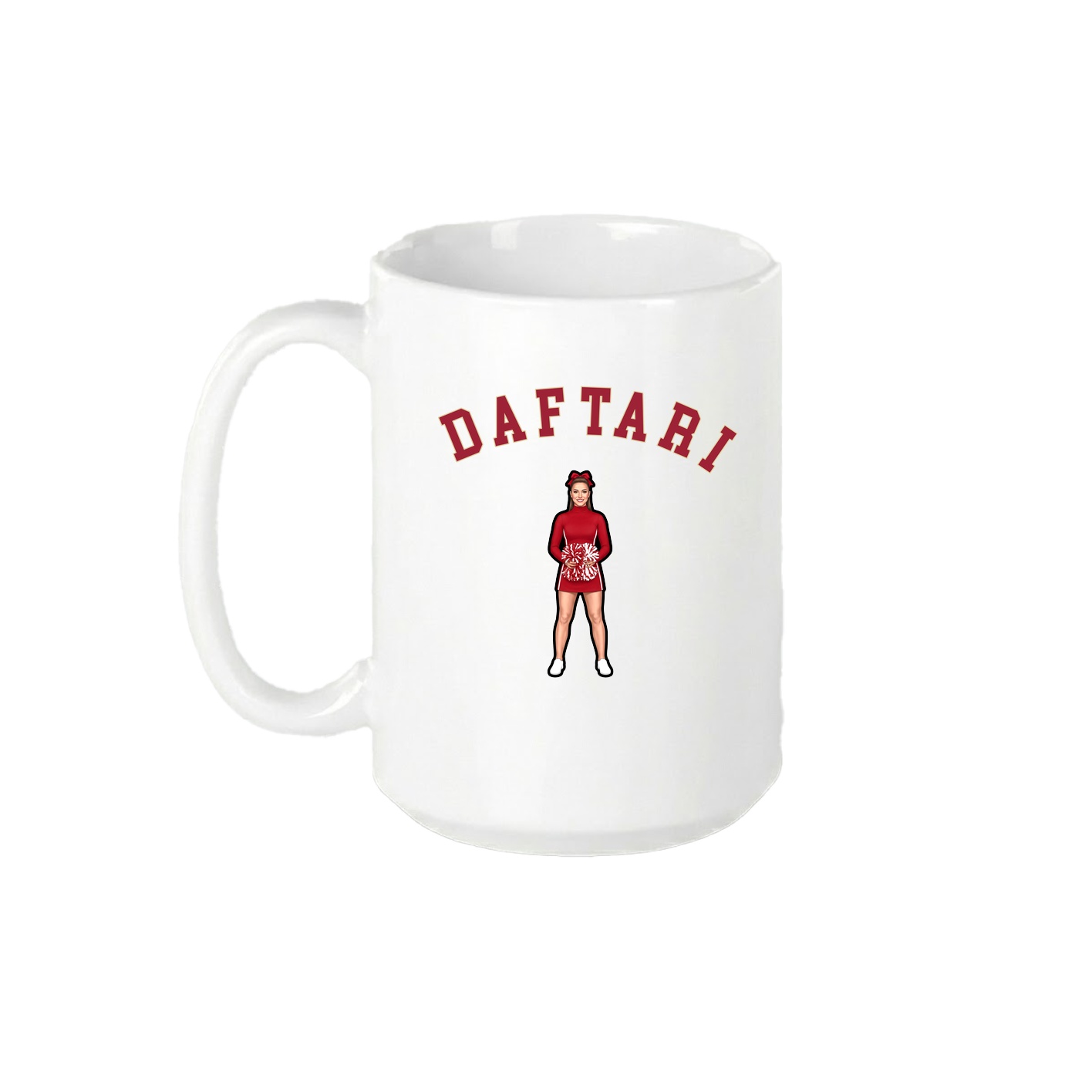 15oz Coffee Mug — Shirsey Arch in White