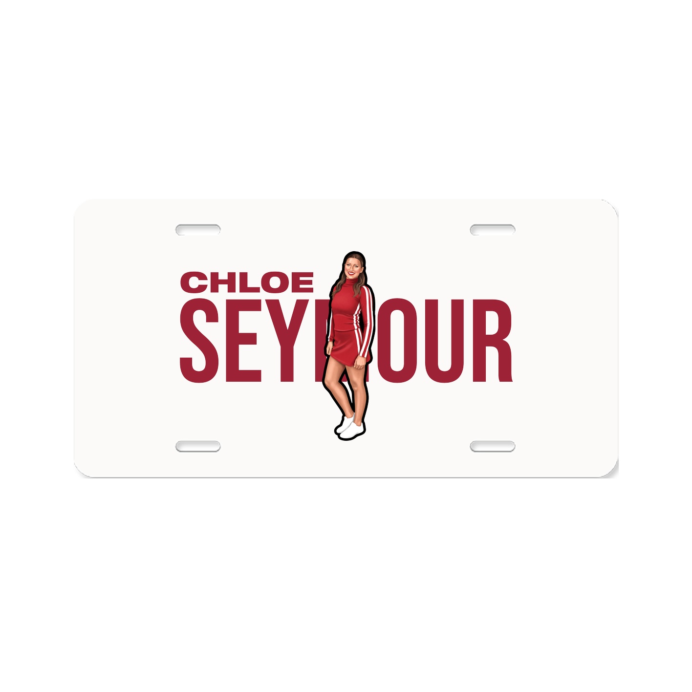 License Plate — Player Name in Classic