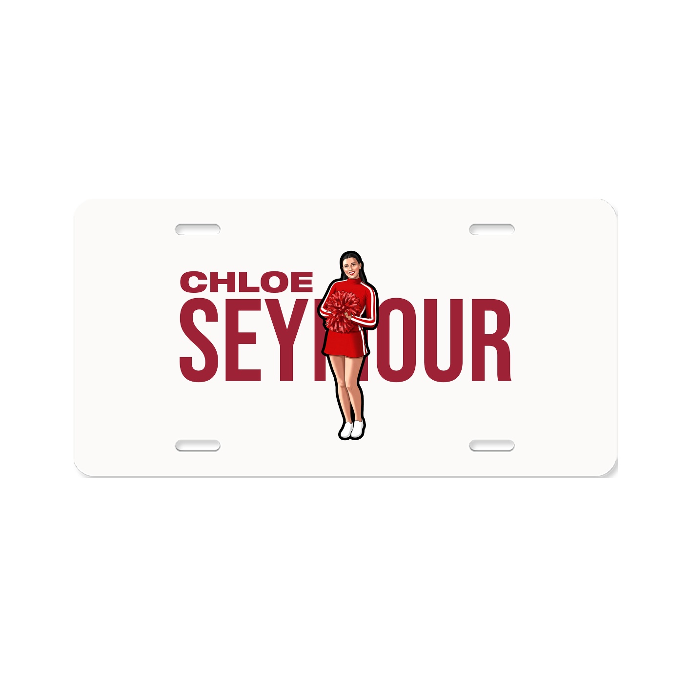 License Plate — Player Name in Classic