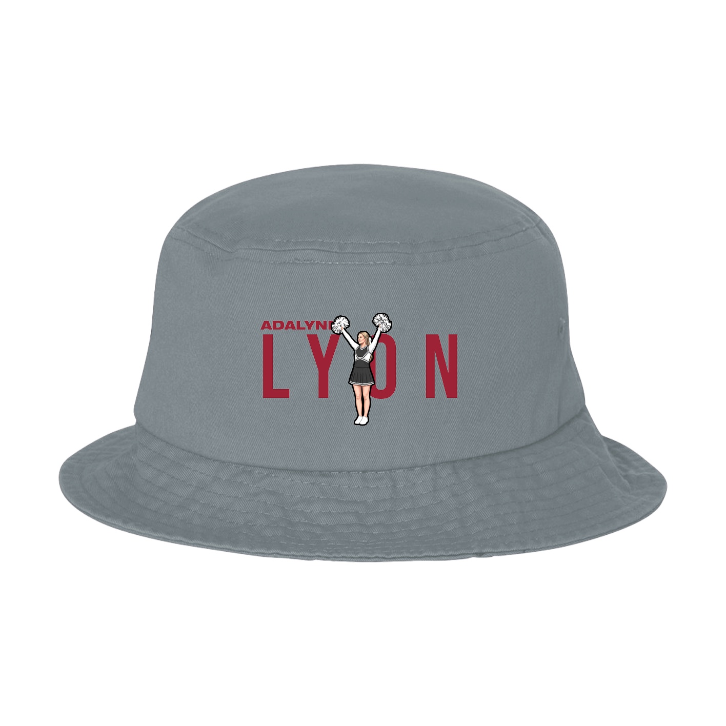 Bucket Cap — Player Name in Grey