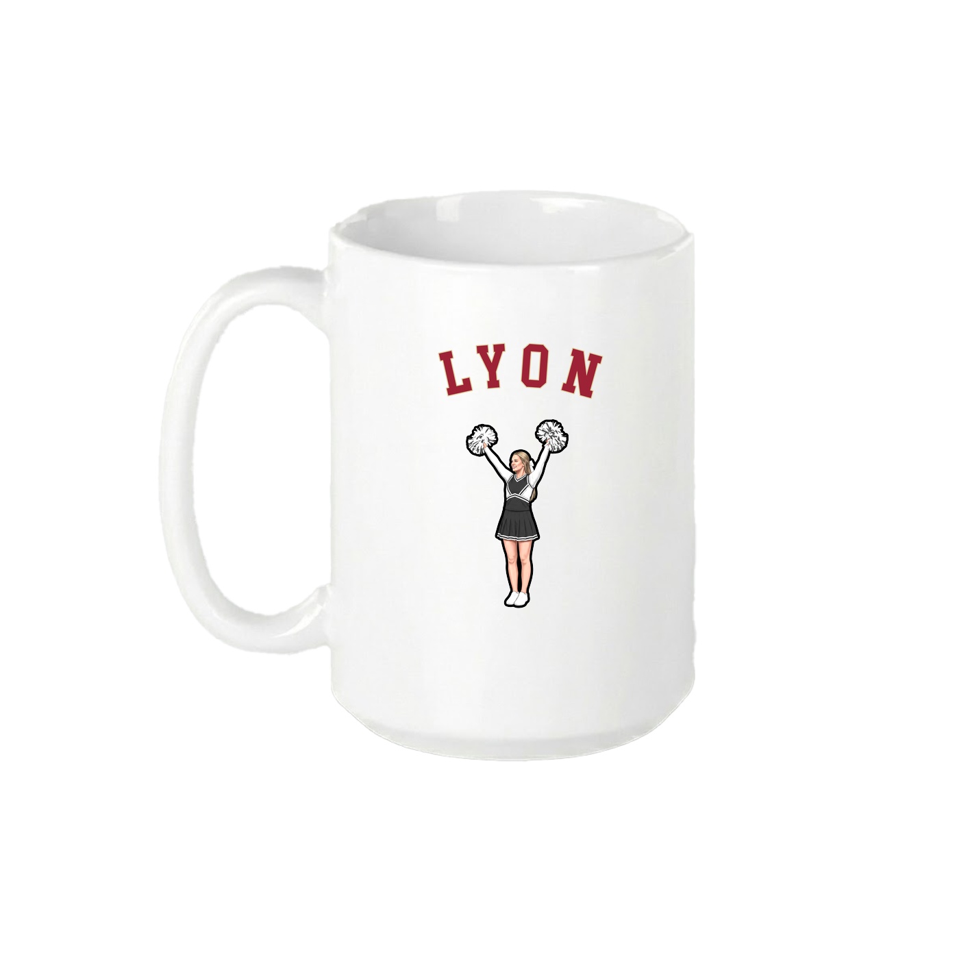 15oz Coffee Mug — Shirsey Arch in White