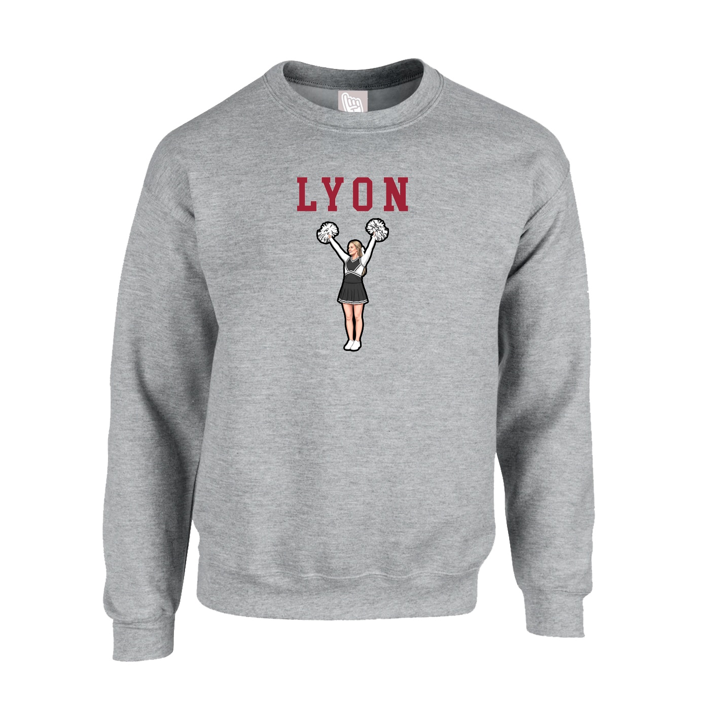 Fleece Crew — Shirsey in Grey