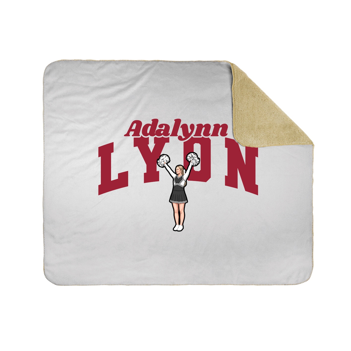 Throw Blanket — Signature Arch in White