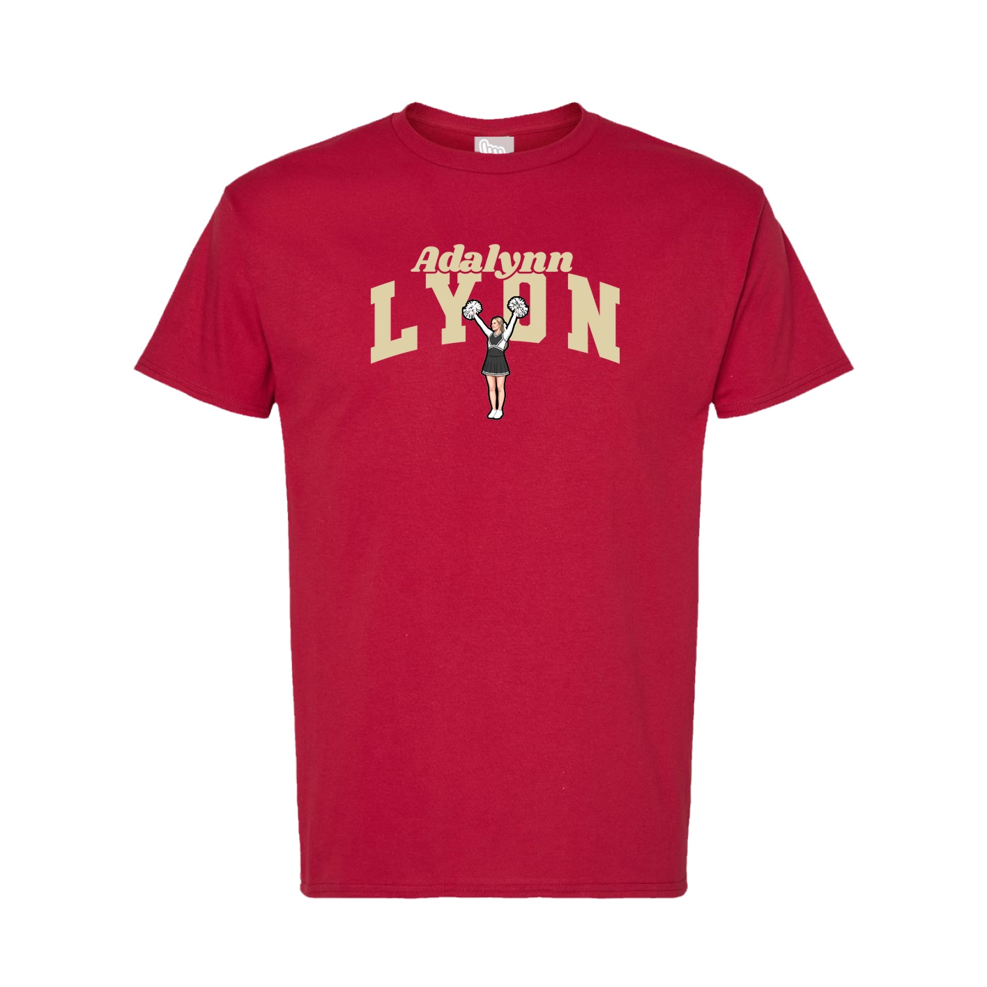 Tee — Signature Arch in Crimson
