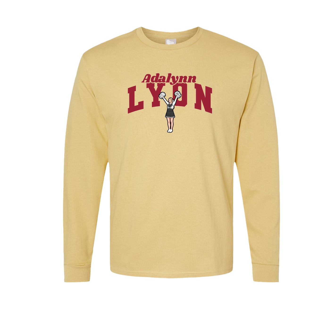 Long Sleeve Tee — Signature Arch in Vegas Gold
