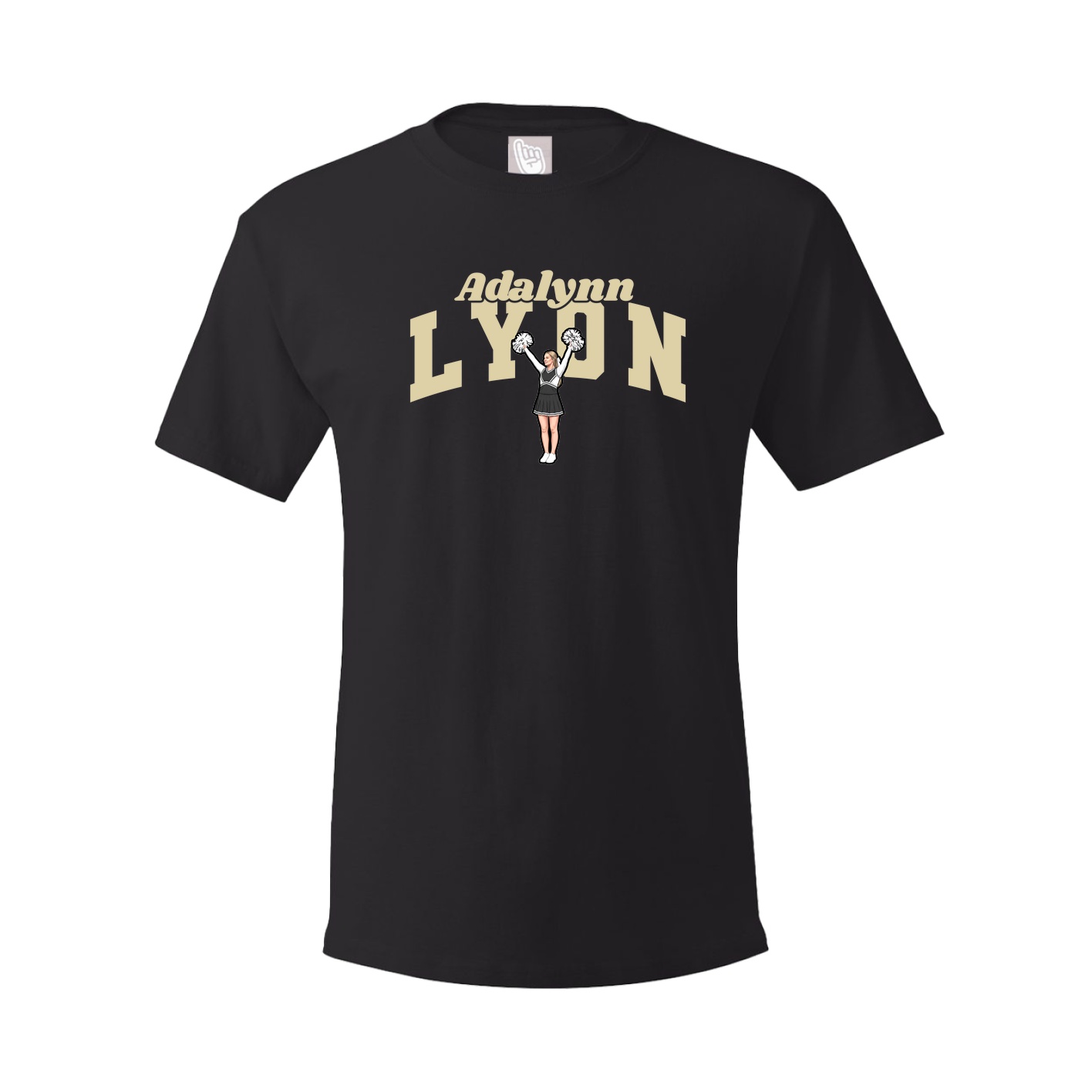 Youth Tee — Signature Arch in Black