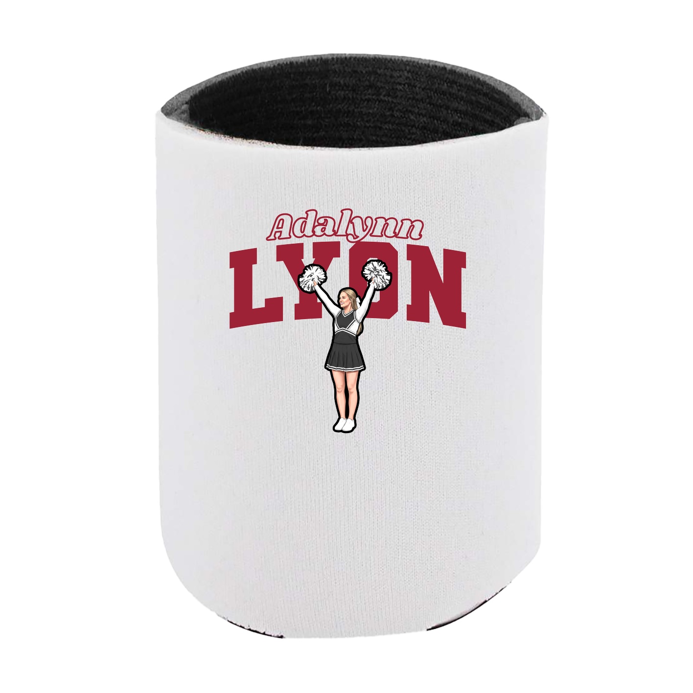 Can Holder — Name Arch in White