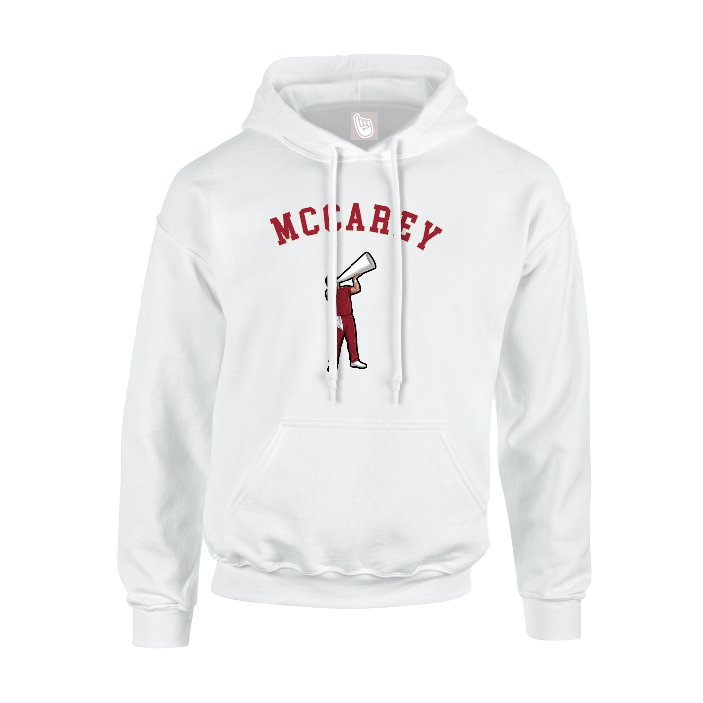 Hoodie — Shirsey Arch in White