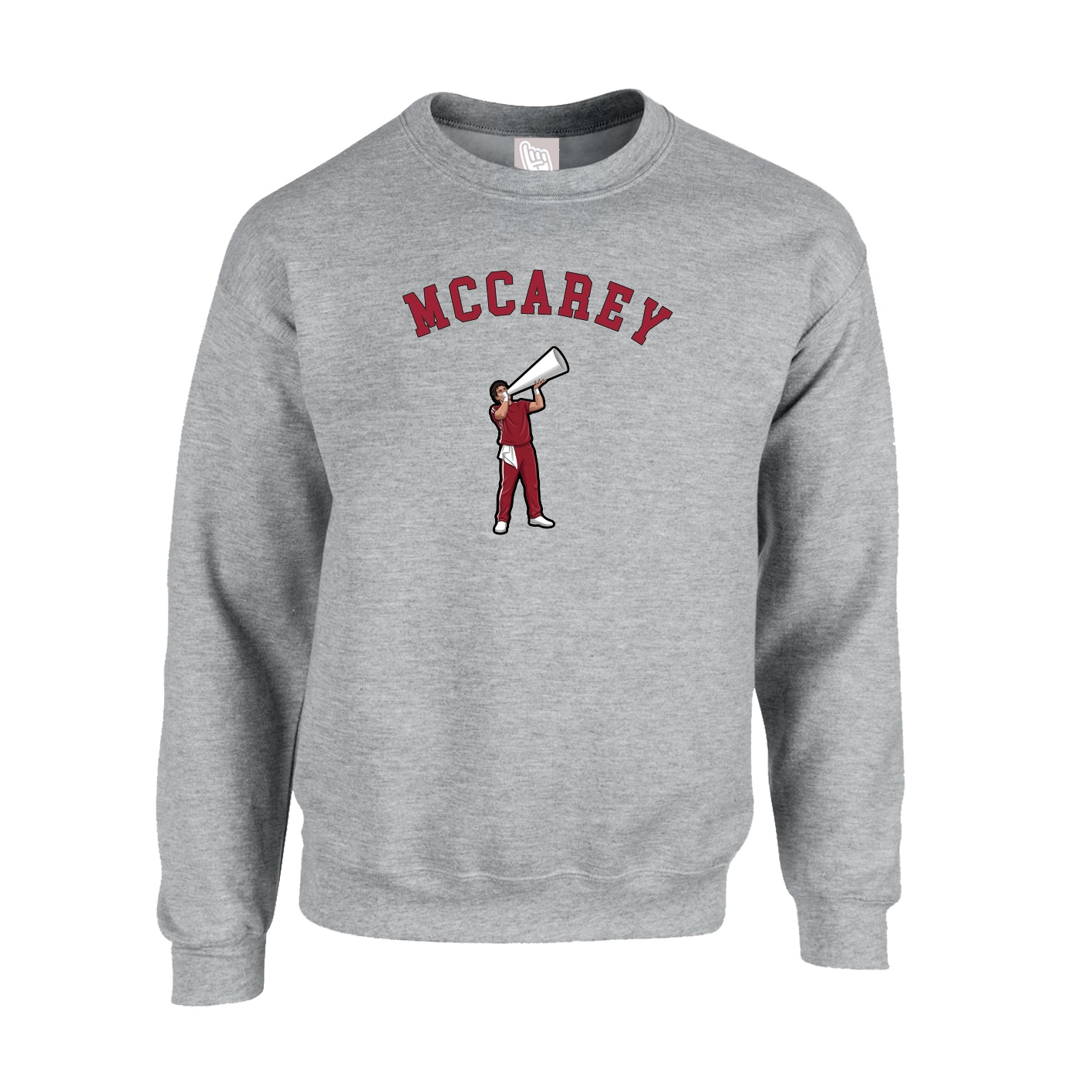 Fleece Crew — Shirsey Arch in Grey