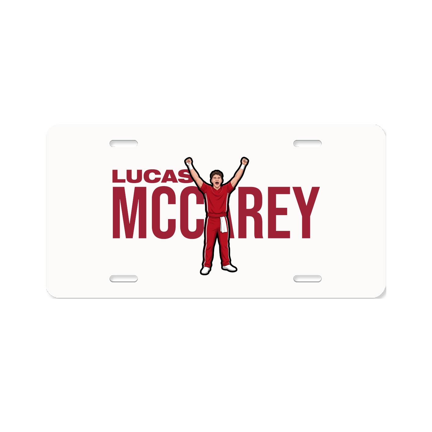 License Plate — Player Name in Classic
