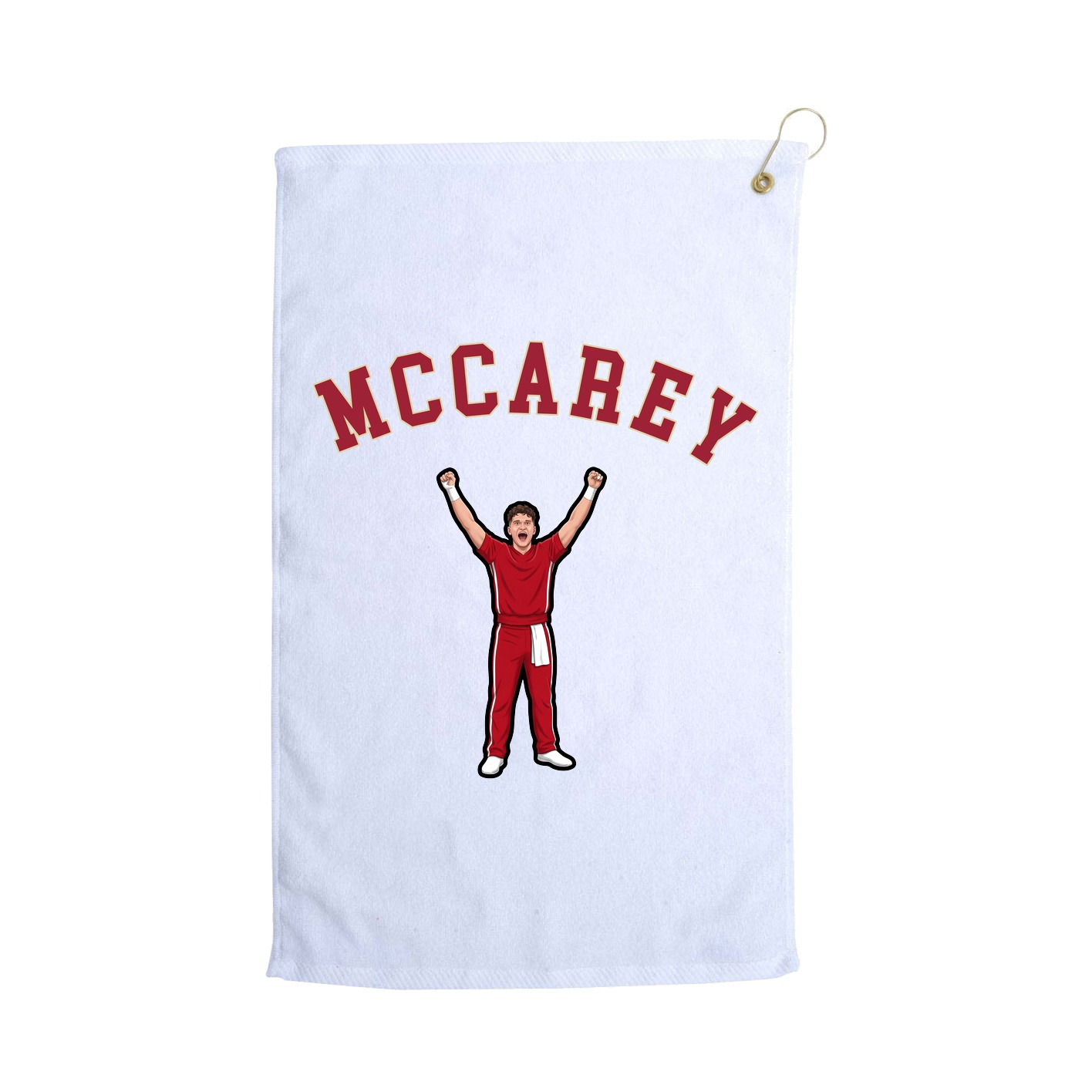 Golf Towel — Shirsey Arch in White