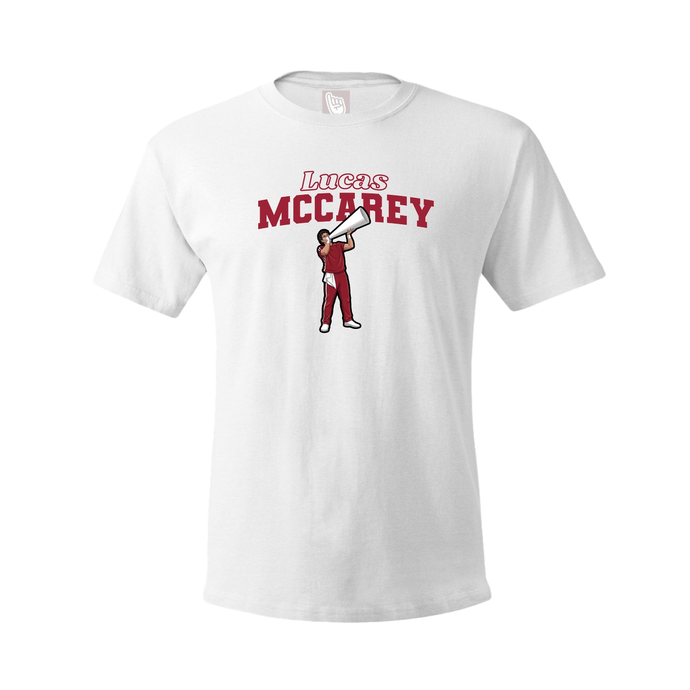 Tee — Name Arch in White
