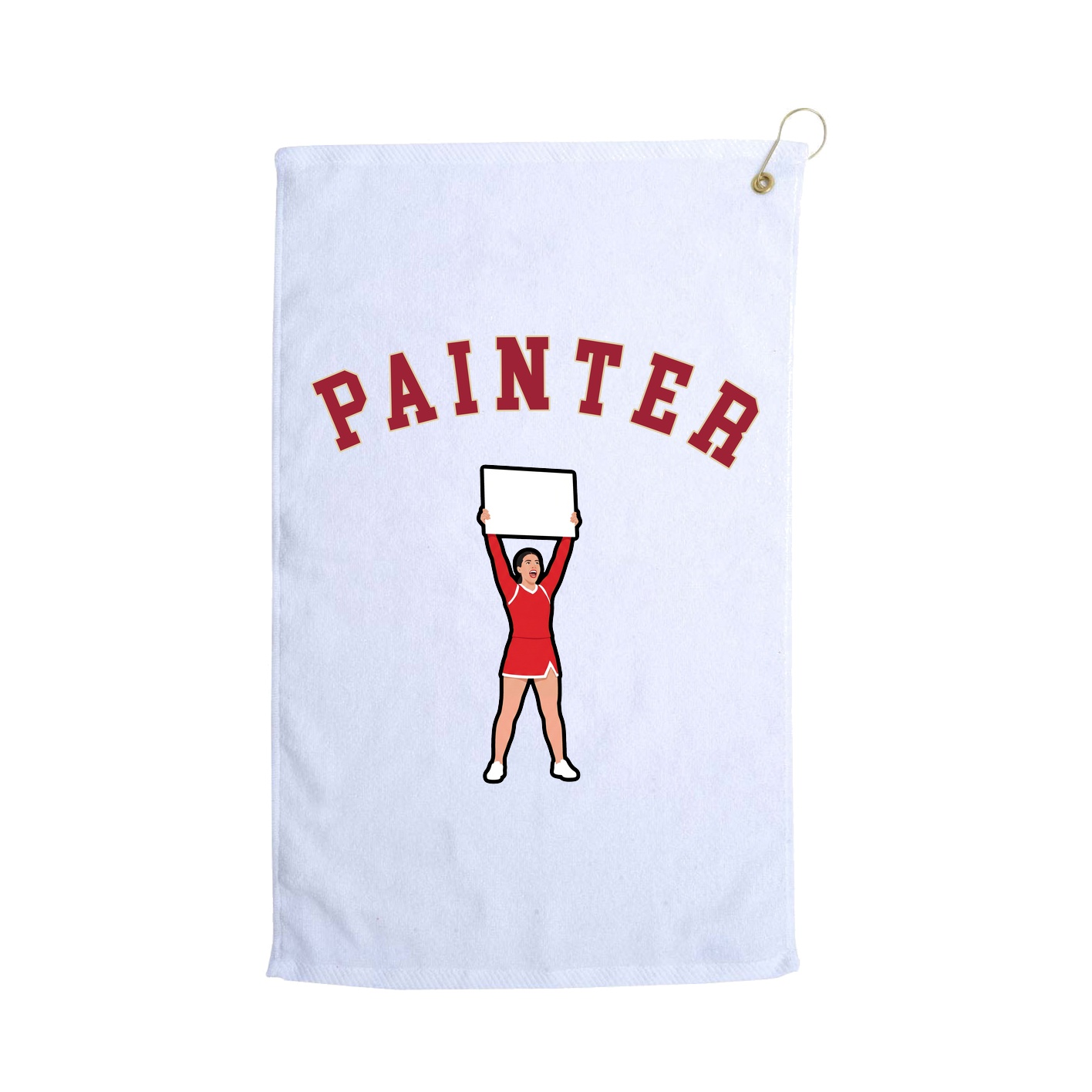Golf Towel — Shirsey Arch in White