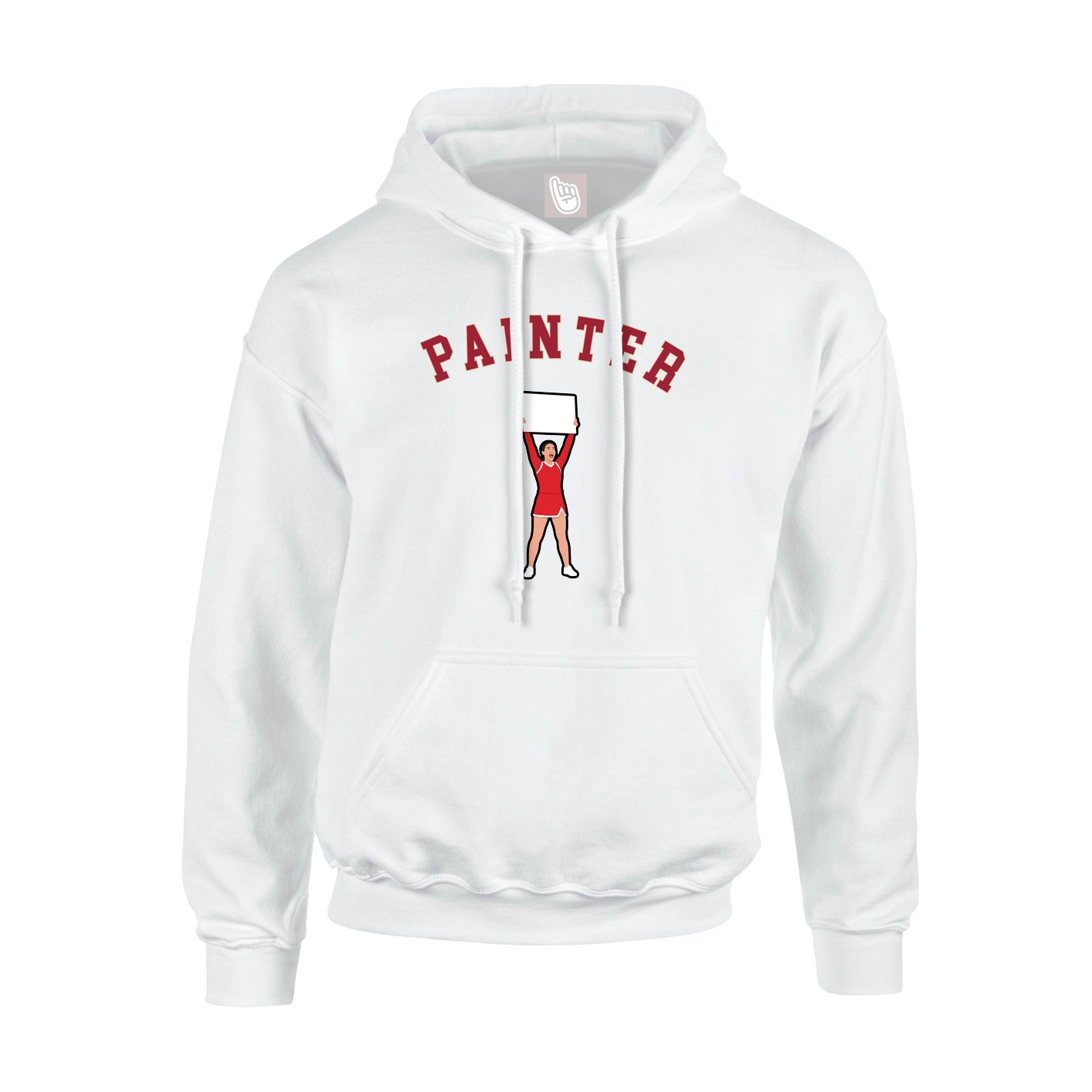 Youth Hoodie — Shirsey Arch in White