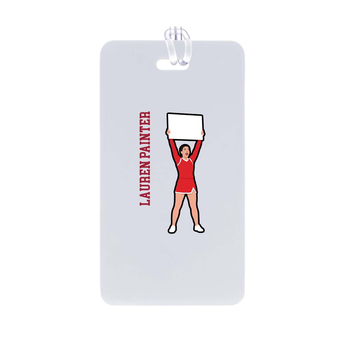 Bag Tag — Name Vertical in Classic