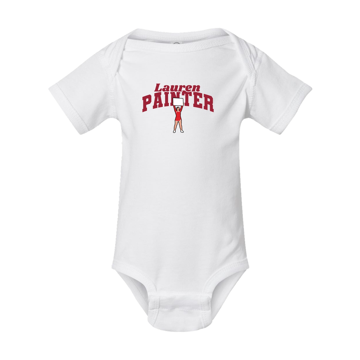 Baby Onesie — Signature Arch in White