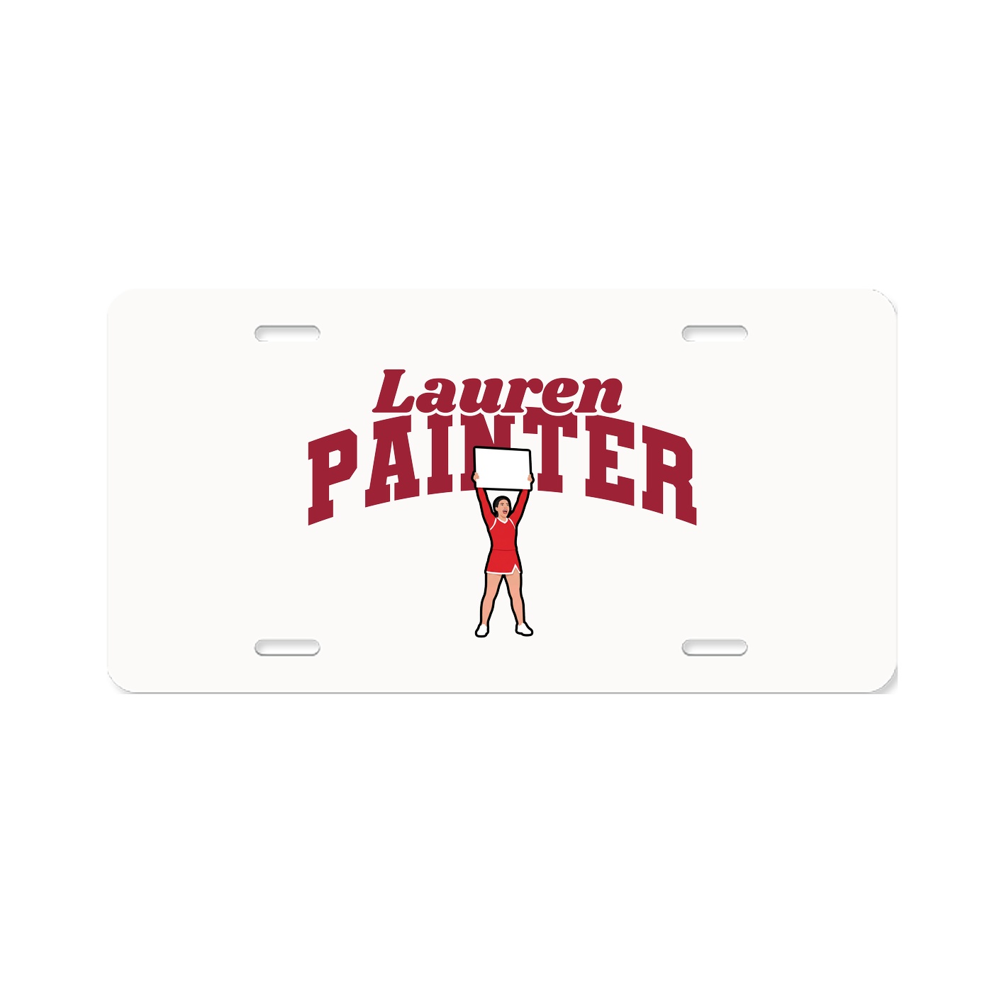 License Plate — Signature Arch in Classic