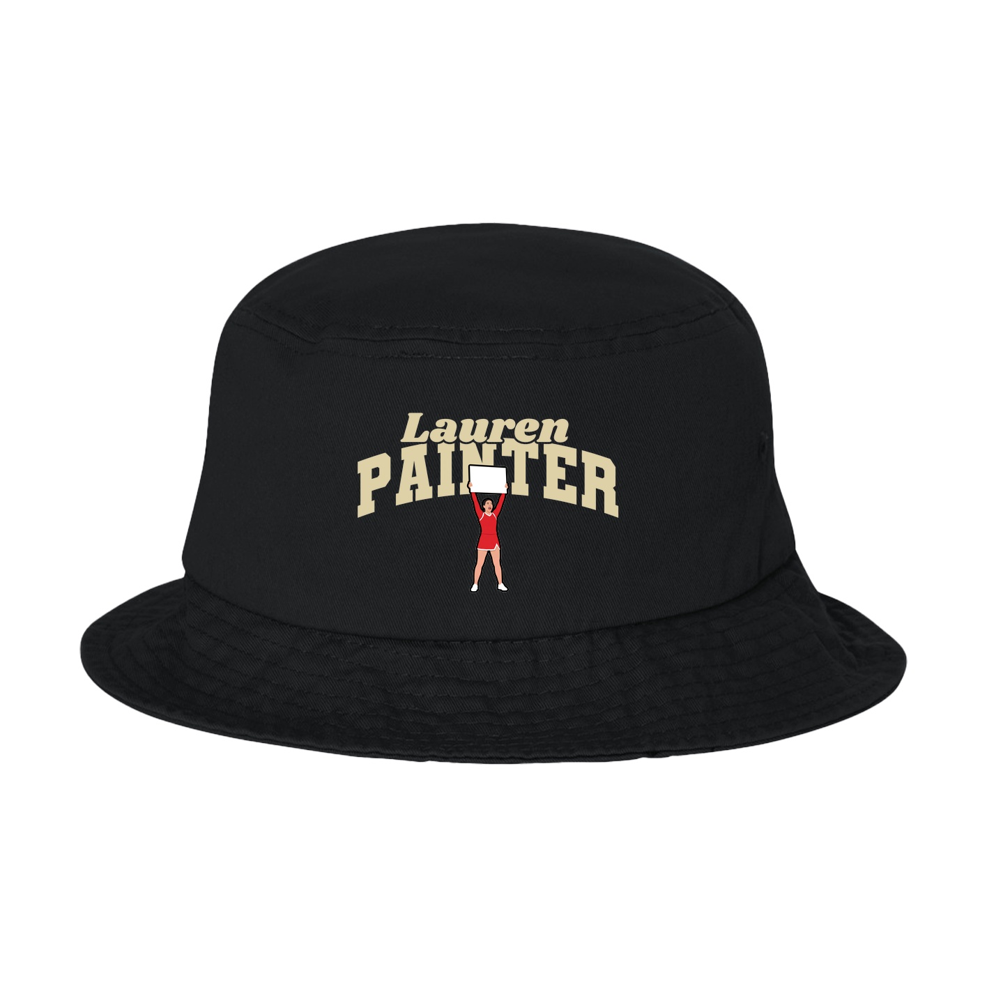 Bucket Cap — Signature Arch in Black