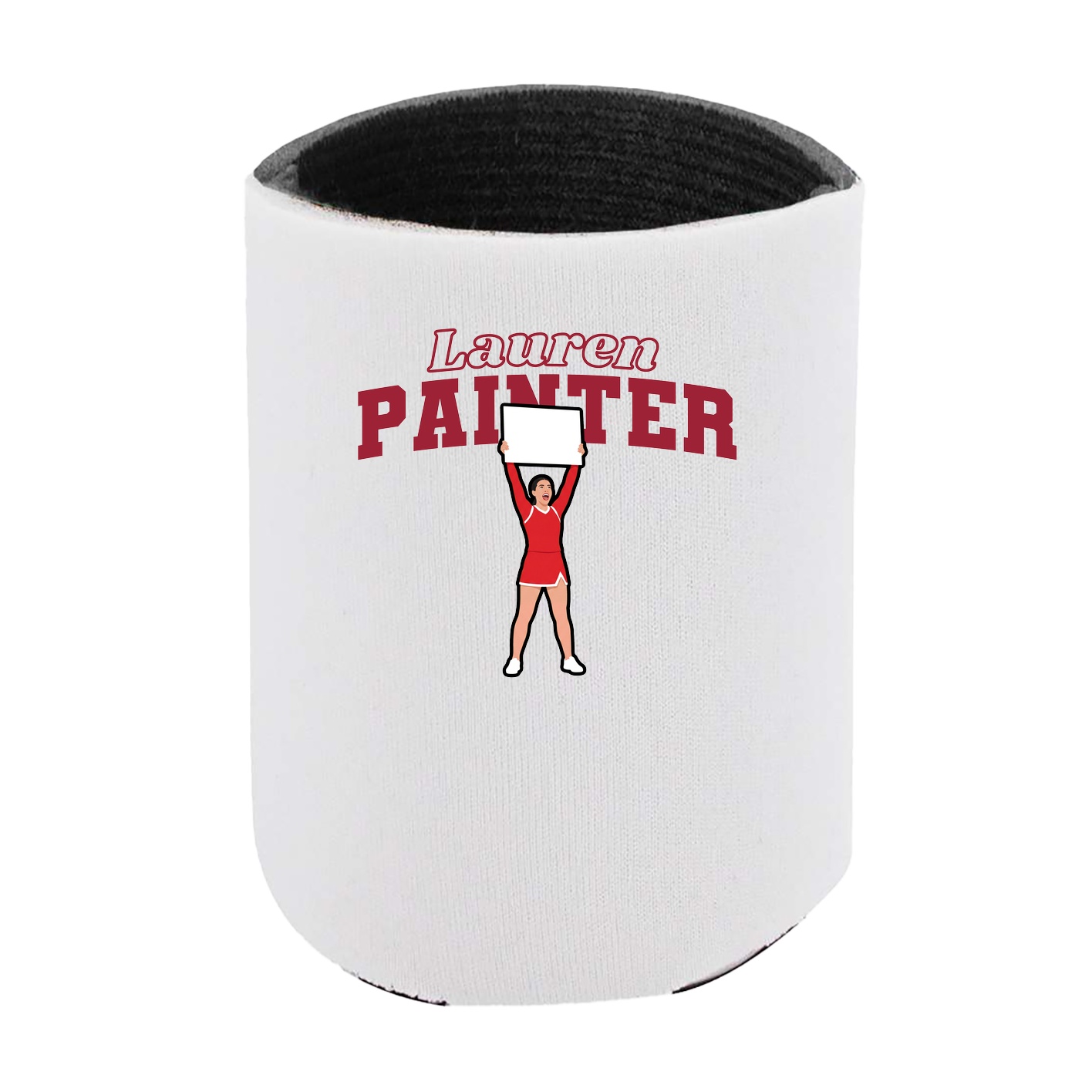 Can Holder — Name Arch in White