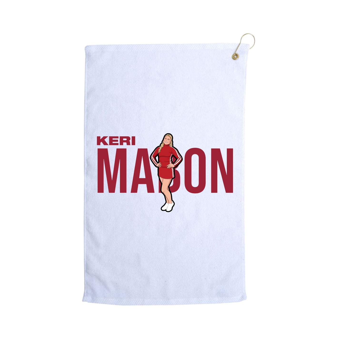 Golf Towel — Player Name in White