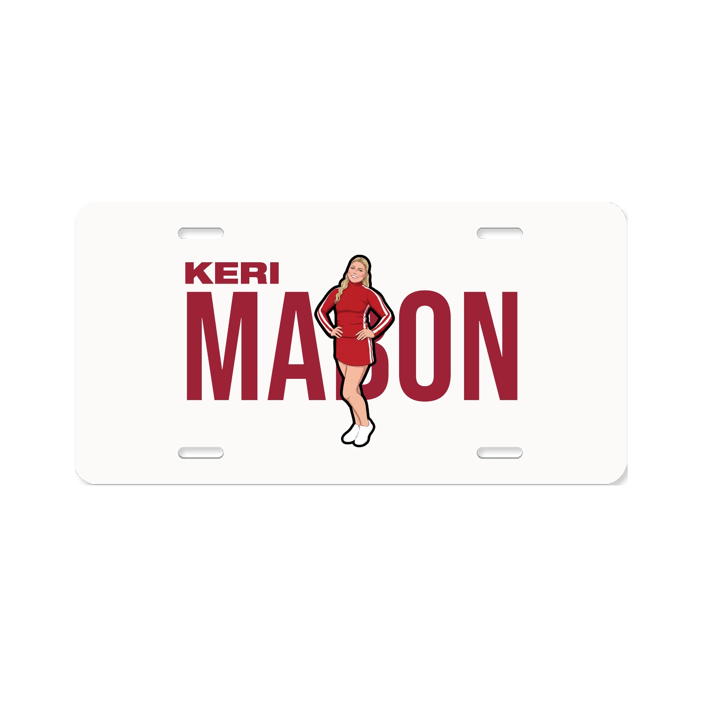 License Plate — Player Name in Classic