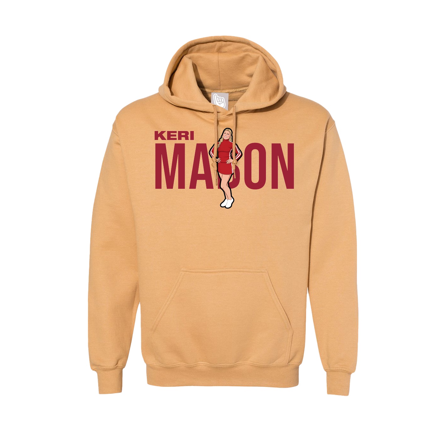 Hoodie — Player Name in Vegas Gold
