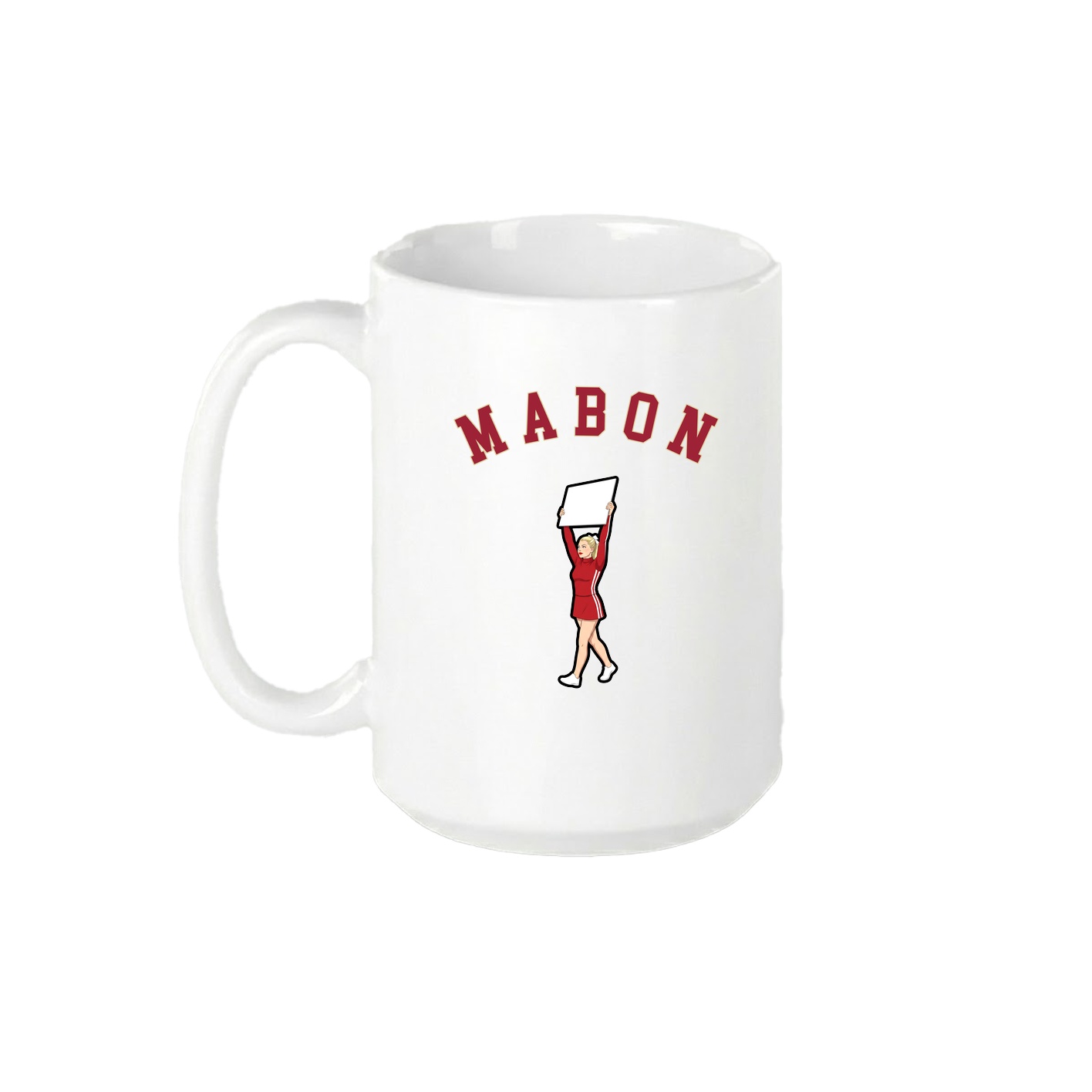 15oz Coffee Mug — Shirsey Arch in White