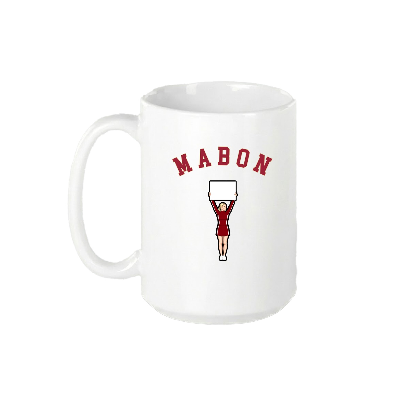 15oz Coffee Mug — Shirsey Arch in White