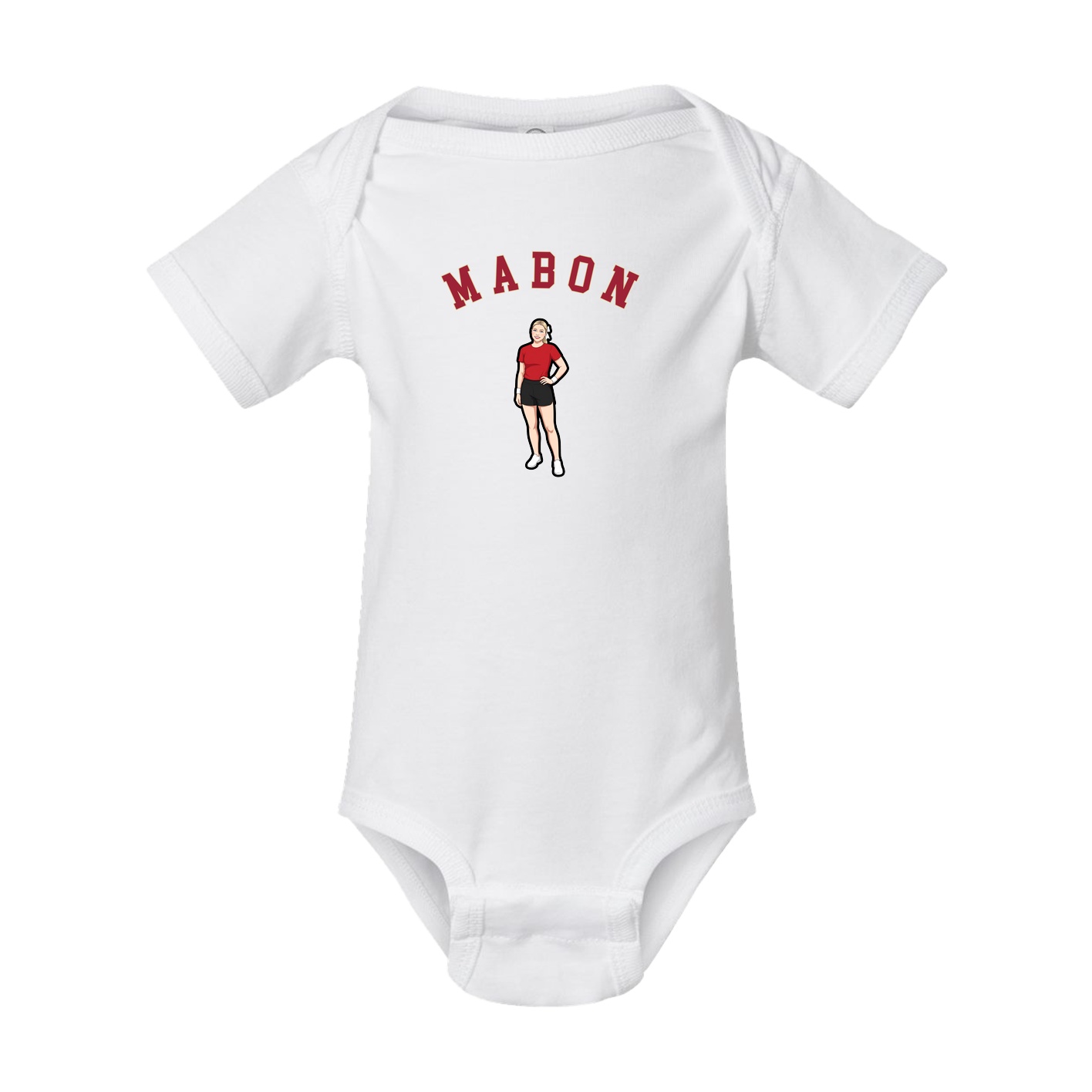 Baby Onesie — Shirsey Arch in White