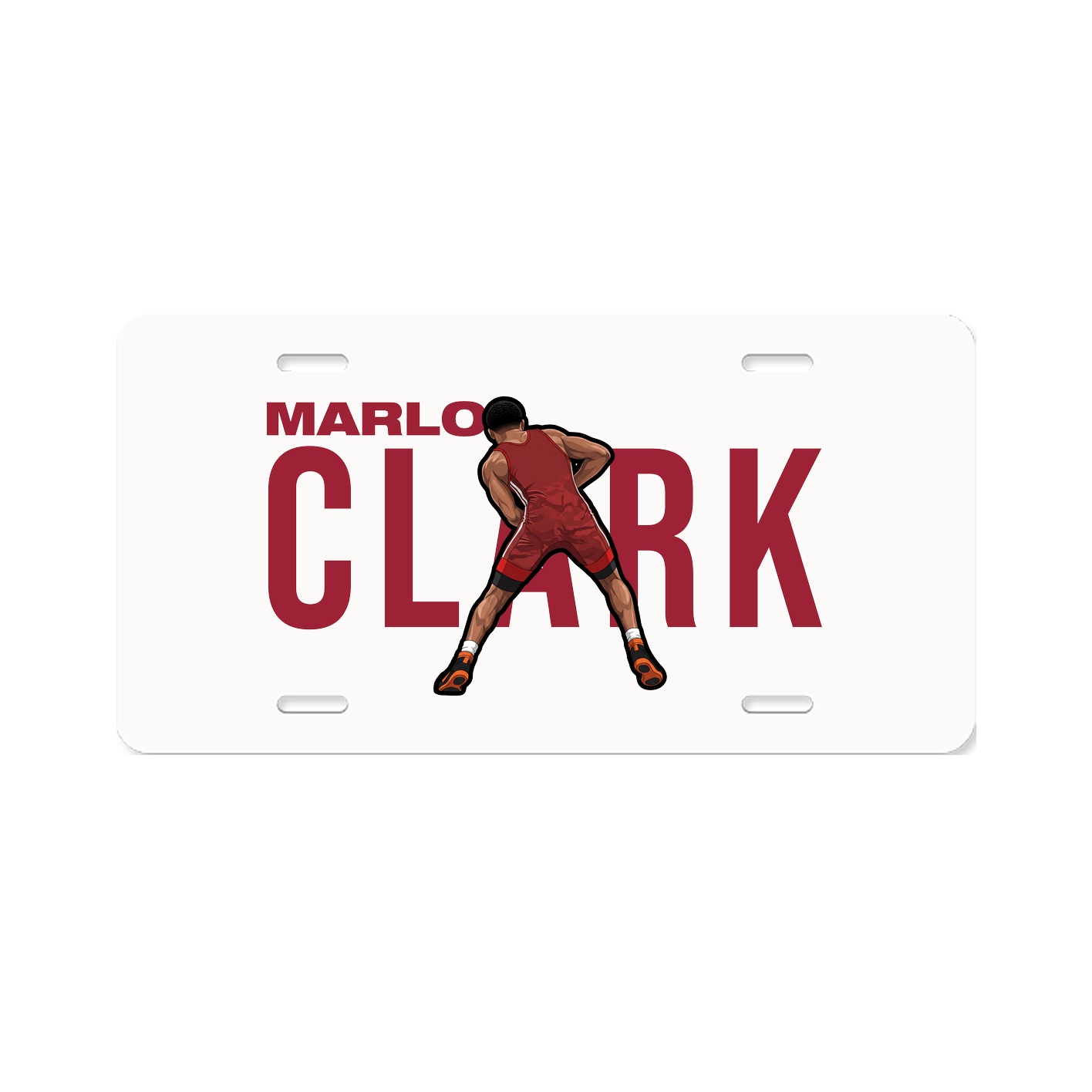License Plate — Player Name in Classic