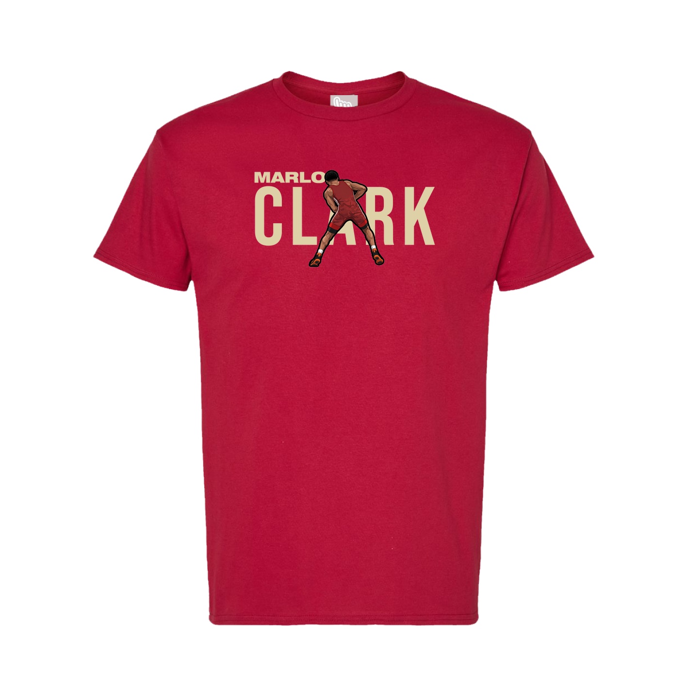 Tee — Player Name in Crimson