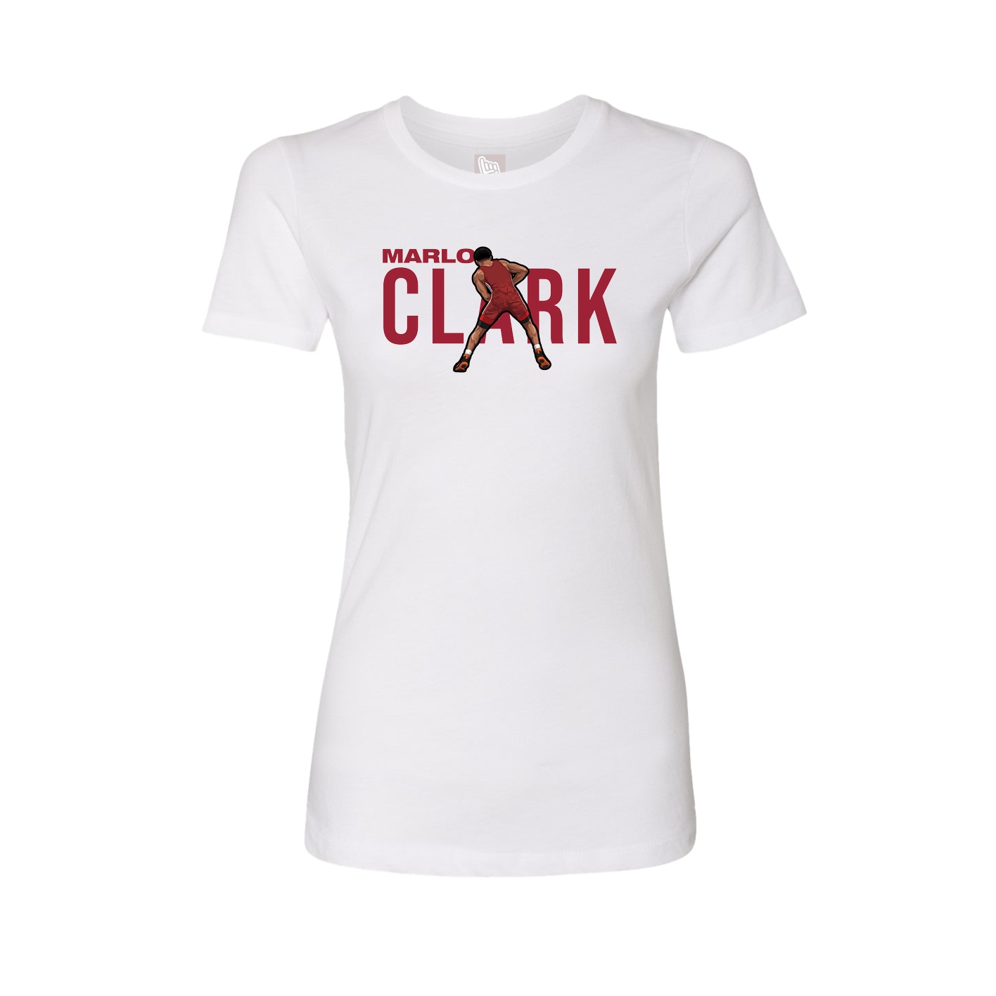 Womens Tee — Player Name in White