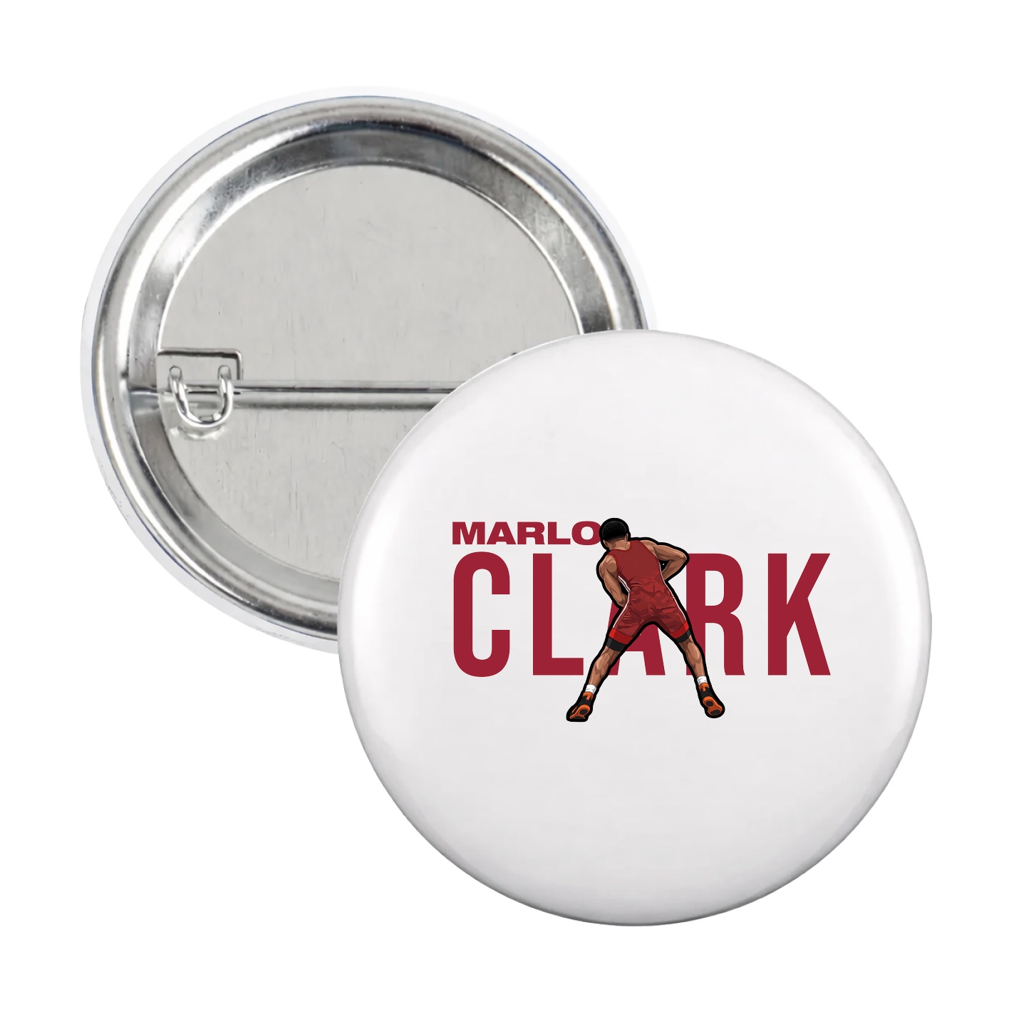 Game Day Button — Player Name in White