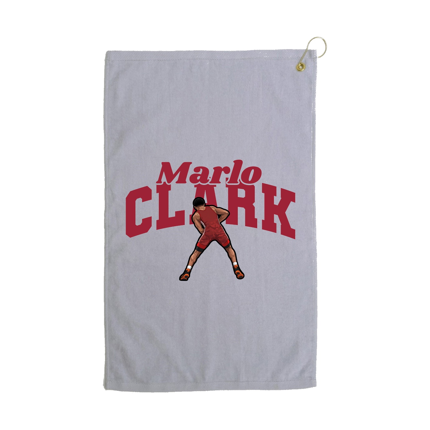 Golf Towel — Signature Arch in Grey